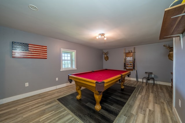 481 Case Rd, Sayre, PA 18840 - game room with wood finished floors and billiards table