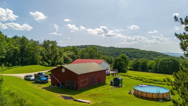 481 Case Rd, Sayre, PA 18840 - aerial view of property and surrounding area with a forest