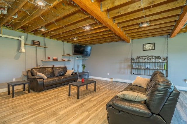 481 Case Rd, Sayre, PA 18840 - living room with wood finished floors