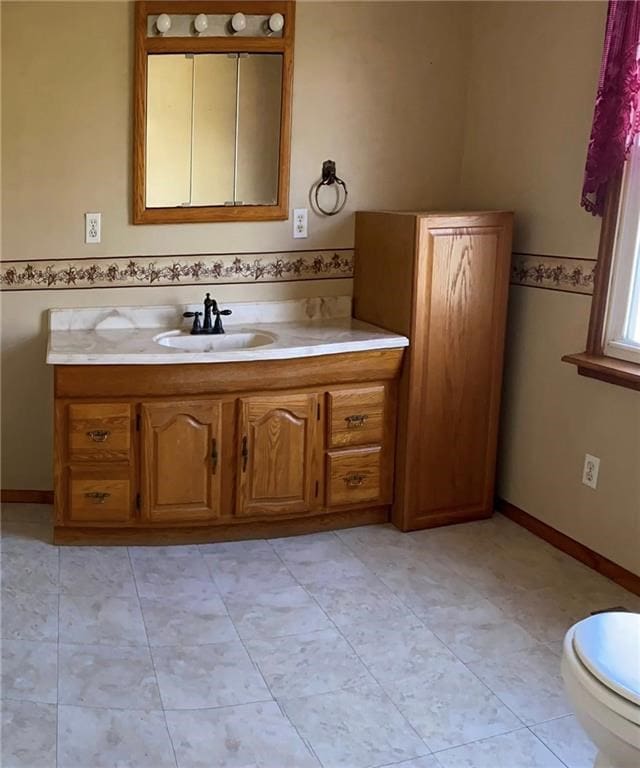 12655 Berwick Tpke, Gillett, PA 16925 - bathroom with vanity and tile patterned flooring