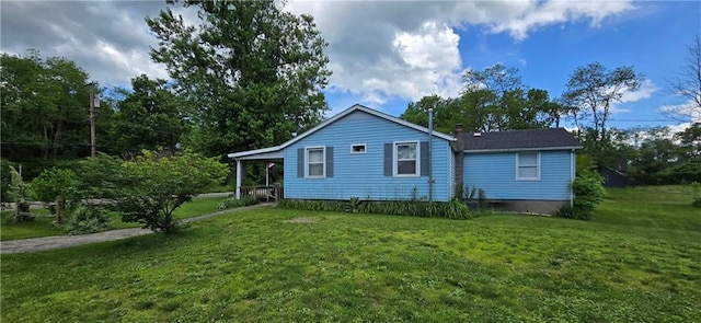 12655 Berwick Tpke, Gillett, PA 16925 - rear view of house with a lawn