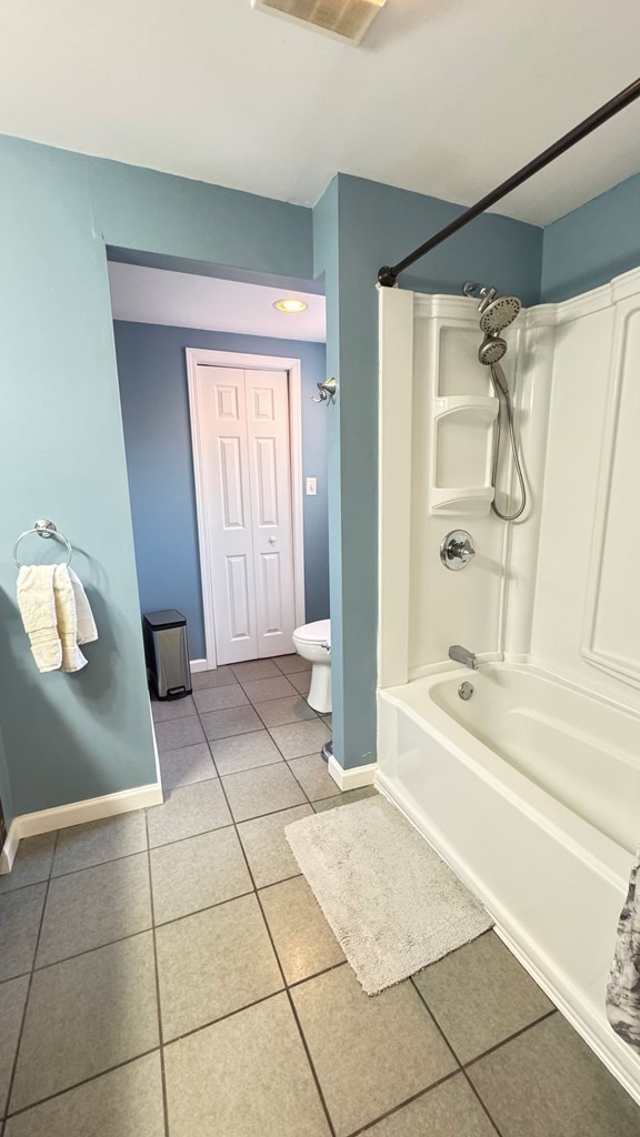 106 Magnolia St, Athens, PA 18810 - bathroom with tile patterned flooring and bathing tub / shower combination