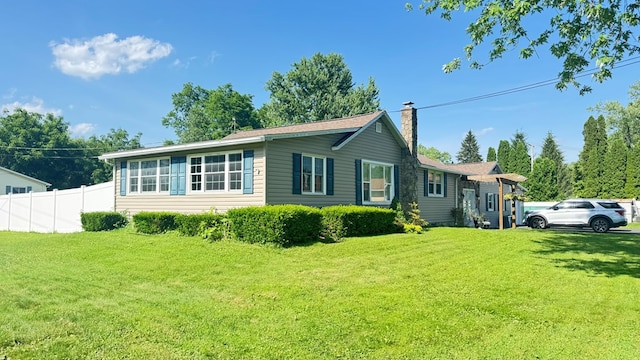 106 Magnolia St, Athens, PA 18810 - view of side of property featuring a chimney
