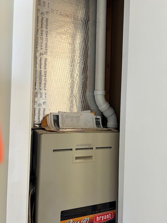 342 Smoke Rise Rd, Mansfield, PA 16933 - detailed view of water heater