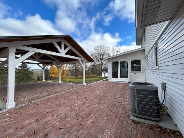 view of patio / terrace with cooling unit