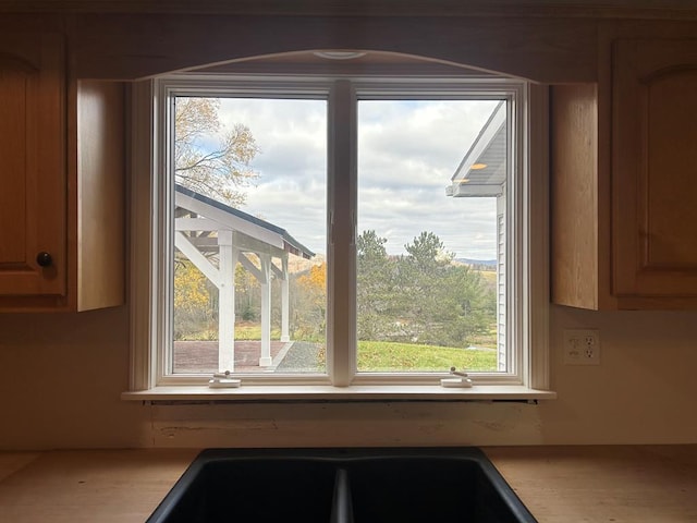 interior details with sink