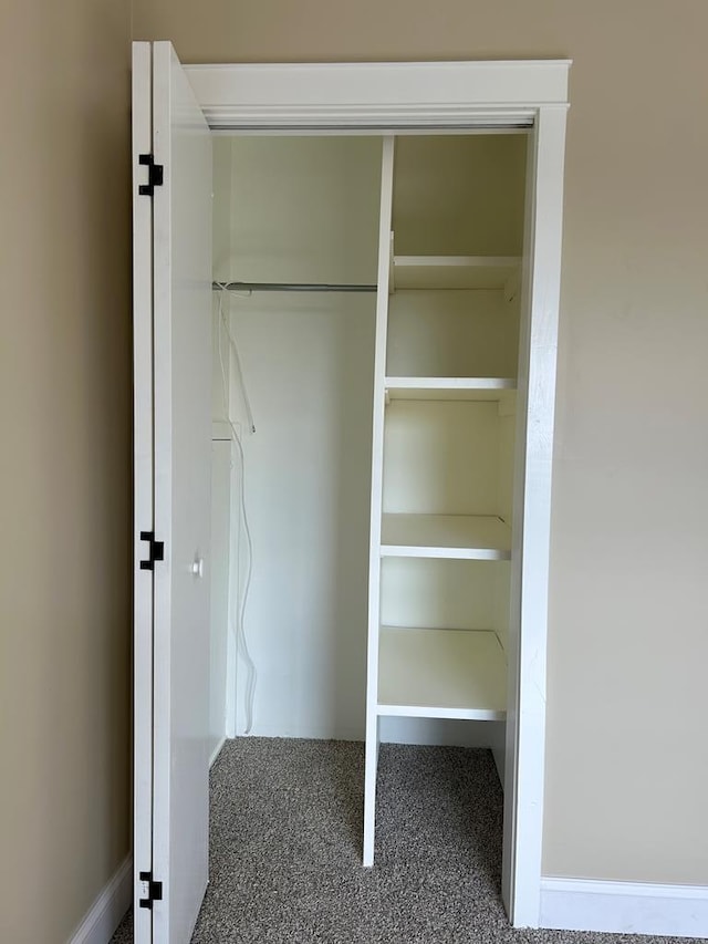 view of closet