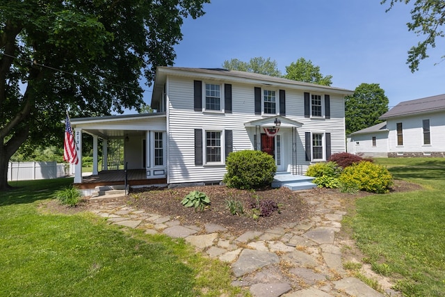 213 Holden St, Osceola, PA 16942 - colonial-style house featuring covered porch