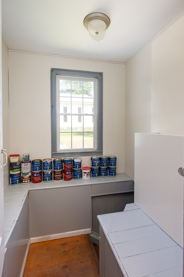 213 Holden St, Osceola, PA 16942 - bathroom featuring wood finished floors