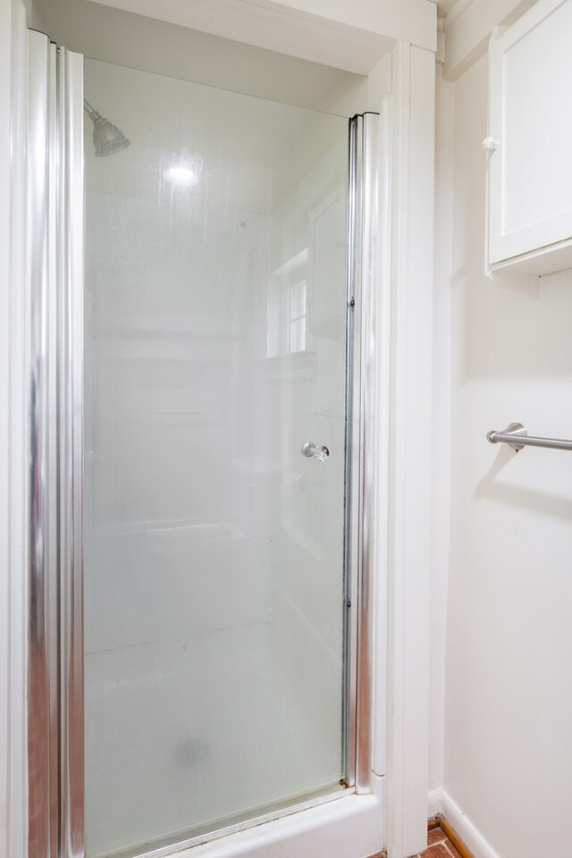 213 Holden St, Osceola, PA 16942 - full bath with a shower stall and baseboards