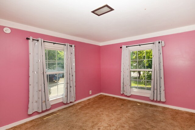 213 Holden St, Osceola, PA 16942 - empty room with carpet floors, a smoke detector, and baseboards