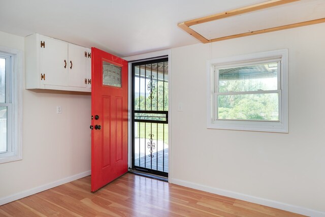 213 Holden St, Osceola, PA 16942 - entryway with light wood finished floors and baseboards