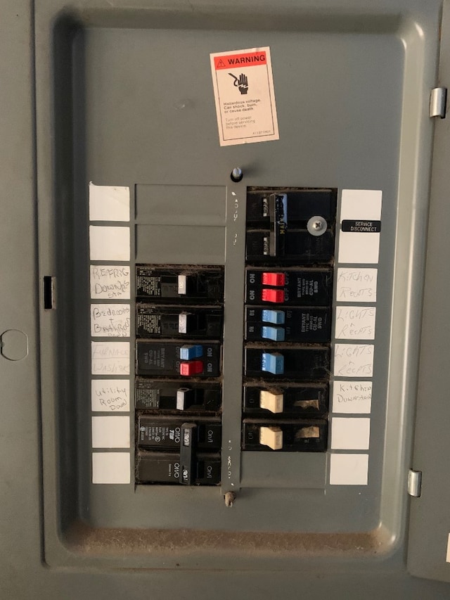 utilities with electric panel