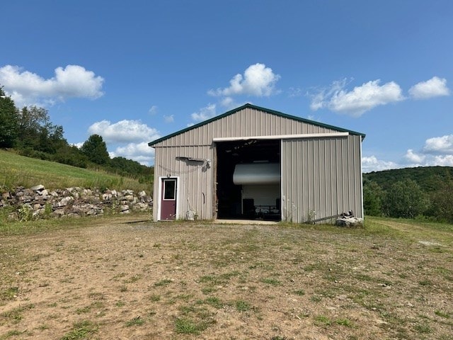 view of outbuilding