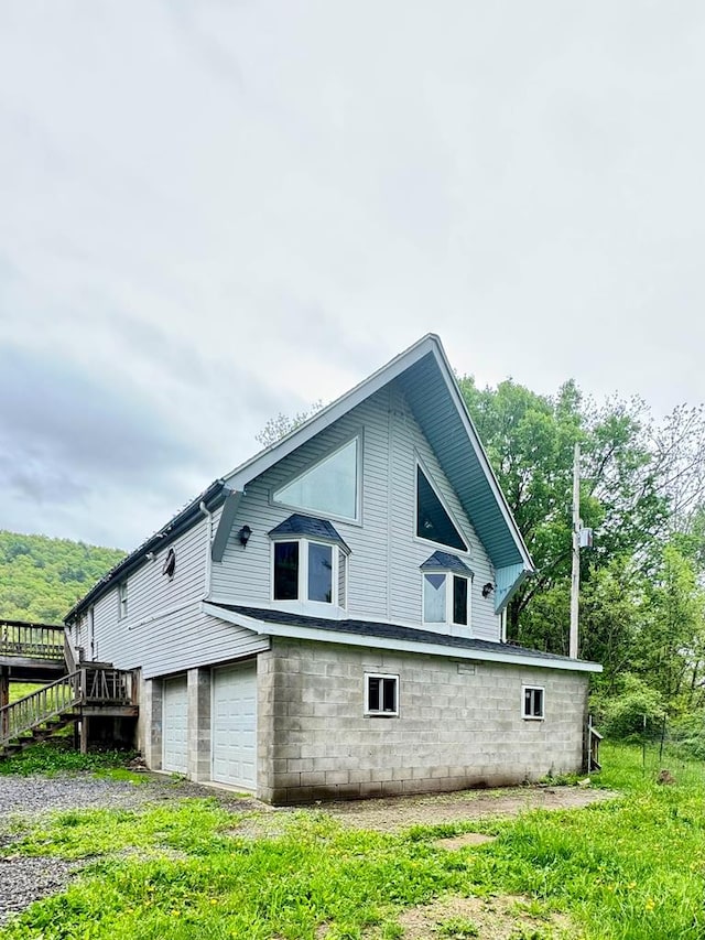 8380 Sheshequin Rd, Athens, PA 18810 - view of side of home featuring a garage