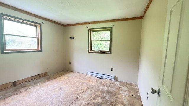 8380 Sheshequin Rd, Athens, PA 18810 - empty room featuring baseboard heating