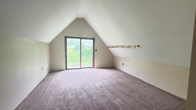 8380 Sheshequin Rd, Athens, PA 18810 - additional living space with carpet and lofted ceiling