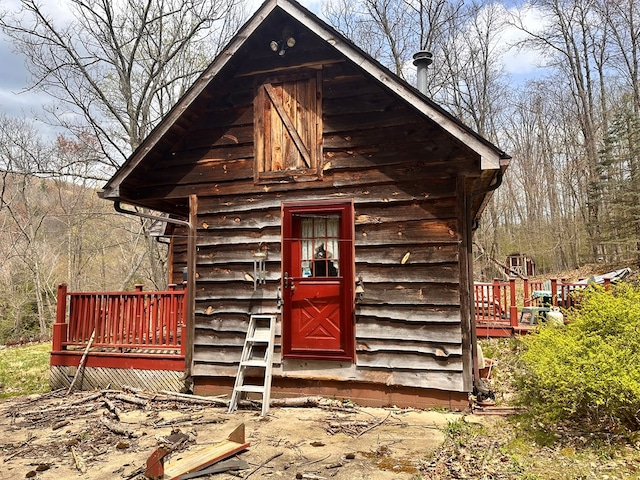 view of outdoor structure with an outdoor structure