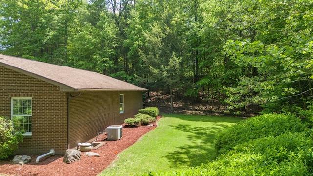 105 Laurel Ln, Sayre, PA 18840 - view of grassy yard with central AC unit