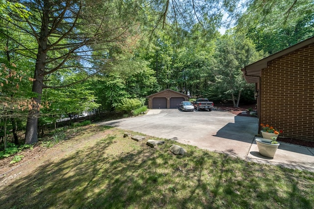 105 Laurel Ln, Sayre, PA 18840 - view of yard featuring an outbuilding and a detached garage