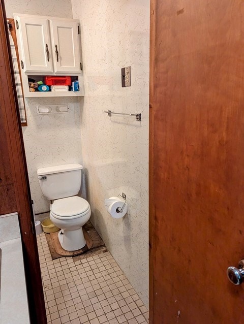 198 Spring Run Rd, Smethport, PA 16749 - bathroom featuring toilet and tile patterned flooring