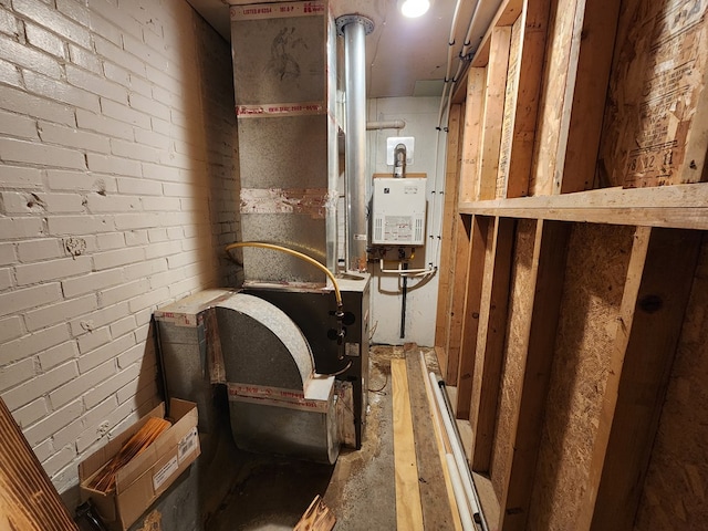 504 S E St, Coudersport, PA 16915 - utility room with water heater