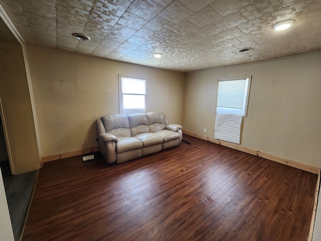 504 S E St, Coudersport, PA 16915 - living room with baseboards and wood finished floors