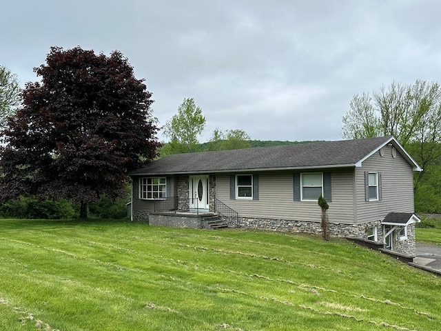 3092 Rte 155, Port Allegany, PA 16743 - ranch-style house featuring a front yard