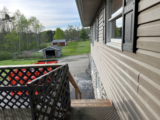 3092 Rte 155, Port Allegany, PA 16743 - deck featuring a shed