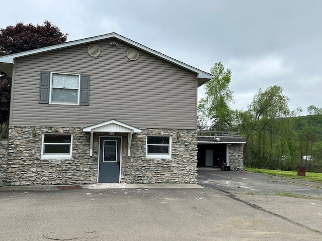 3092 Rte 155, Port Allegany, PA 16743 - view of front facade featuring stone siding