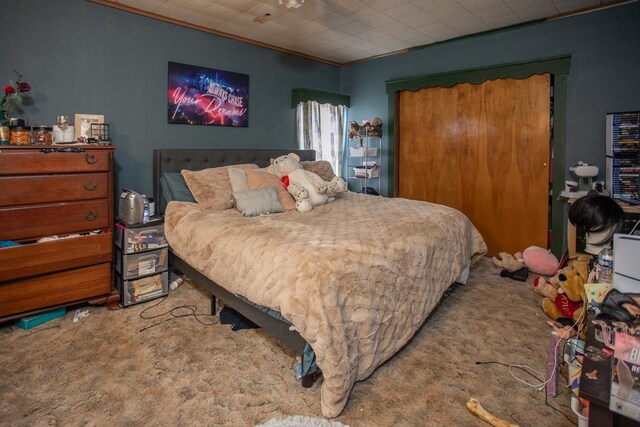 64 Extension St, Mansfield, PA 16933 - carpeted bedroom featuring crown molding