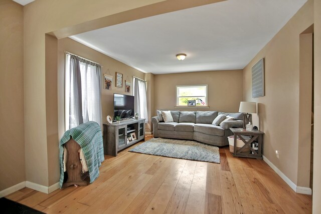 40 Wetmore St, Wellsboro, PA 16901 - living room with light wood finished floors and baseboards
