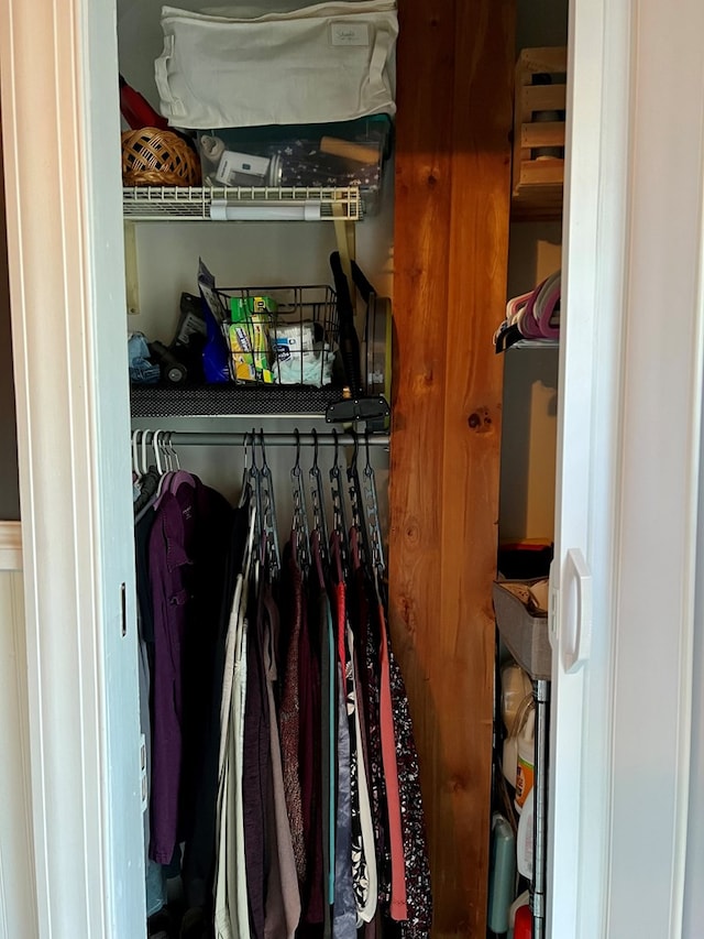 view of closet