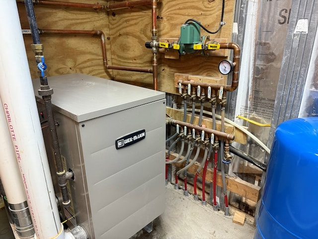 view of utility room