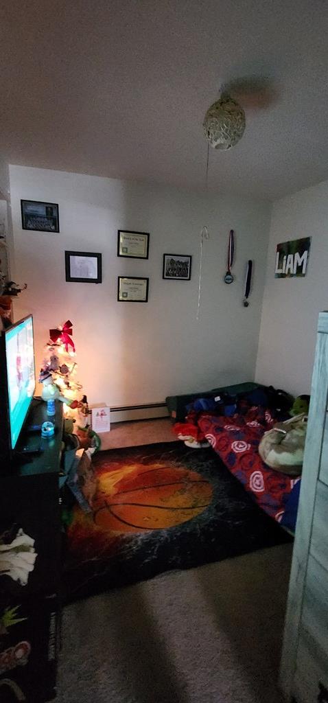 game room featuring carpet flooring