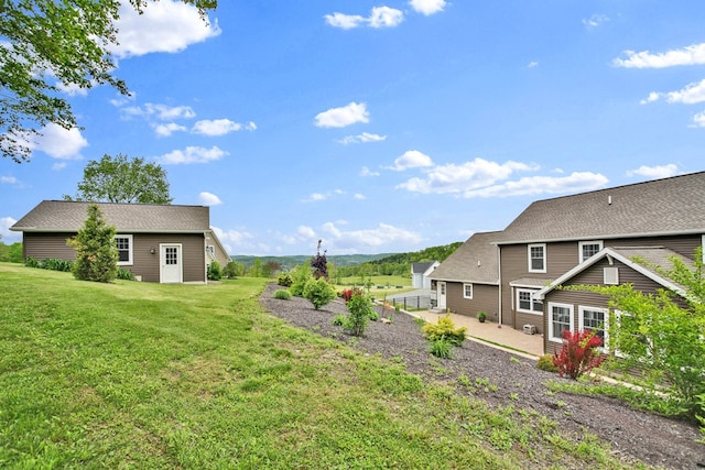 77 Hunters Trl, Wellsboro, PA 16901 - view of grassy yard featuring a patio area