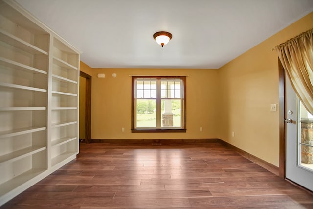 77 Hunters Trl, Wellsboro, PA 16901 - spare room featuring dark wood-type flooring and baseboards
