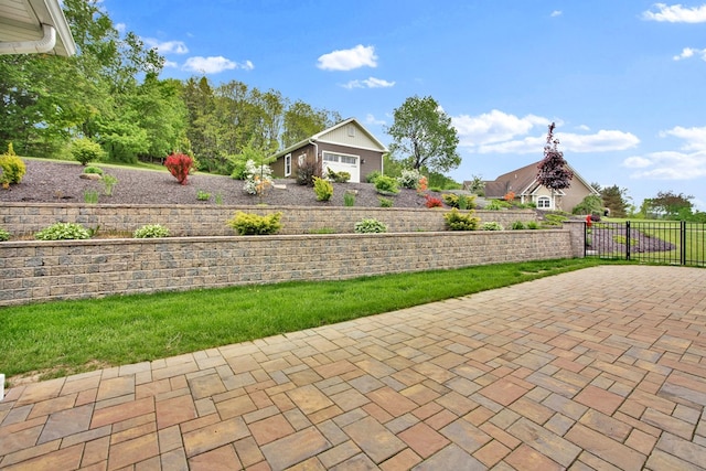 77 Hunters Trl, Wellsboro, PA 16901 - view of patio / terrace featuring a garage