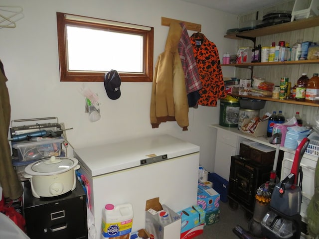 view of laundry area