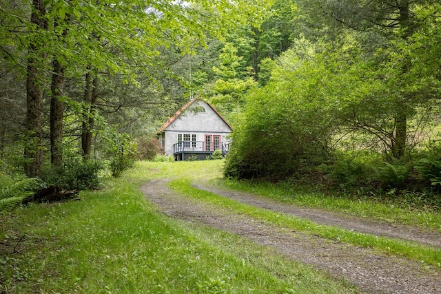 511 Steam Mill Rd, Wellsboro, PA 16901 - view of front of property featuring a forest view