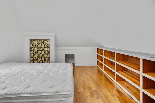 511 Steam Mill Rd, Wellsboro, PA 16901 - bedroom featuring lofted ceiling and wood finished floors