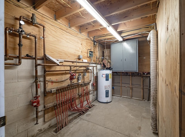 utilities featuring water heater