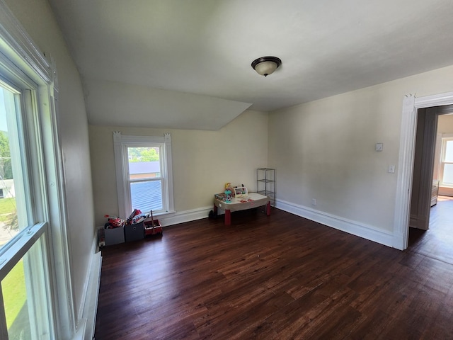 406 E Maple St, Coudersport, PA 16915 - empty room featuring wood finished floors and baseboards