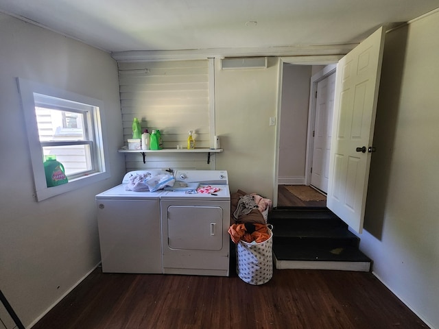 406 E Maple St, Coudersport, PA 16915 - washroom featuring separate washer and dryer and wood finished floors