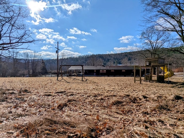 view of yard with playground community