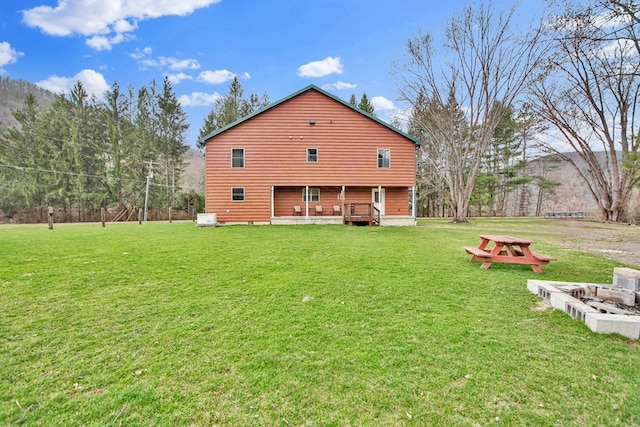 3060 Colton Rd, Wellsboro, PA 16901 - rear view of house featuring a yard