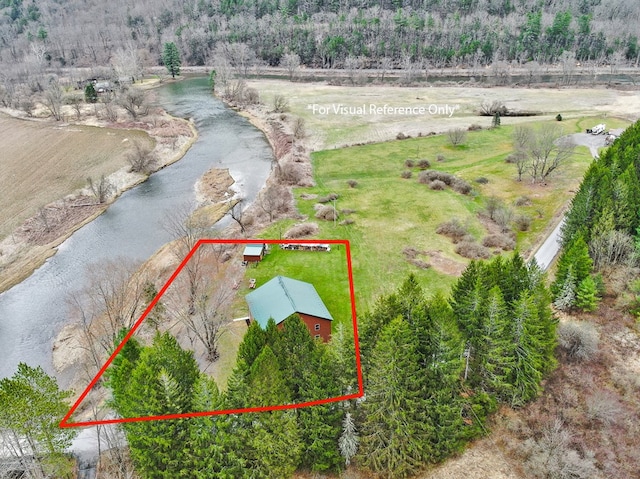 3060 Colton Rd, Wellsboro, PA 16901 - drone / aerial view with a water view