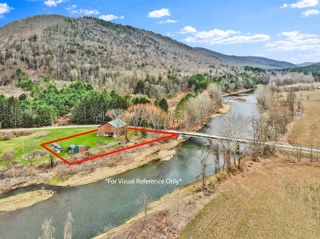 3060 Colton Rd, Wellsboro, PA 16901 - bird's eye view with a water and mountain view