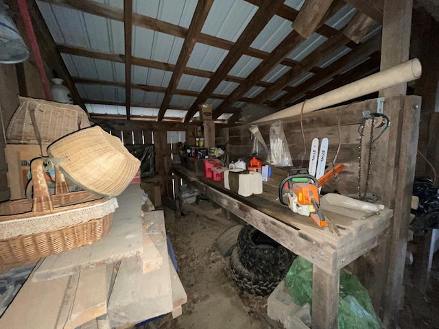 view of storage