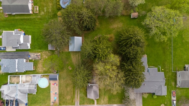 bird's eye view featuring a residential view